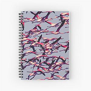 concert deftones rave deftones deftones text deftones helmet Spiral Notebook