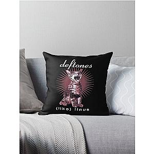 Deftones Living Are Good Throw Pillow