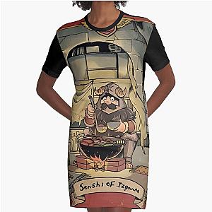 Dungeon Meshi   Delicious in Dungeon - Senshi Cooking Graphic T-Shirt Dress