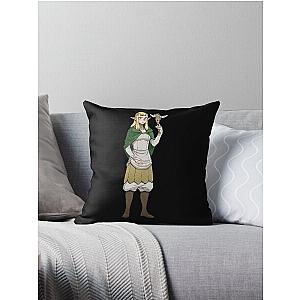 Meshi pattadol Delicious in dungeon Throw Pillow