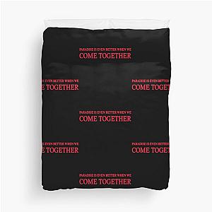 Demi Lovato - COME TOGETHER Lyrics Long Sleeve Duvet Cover