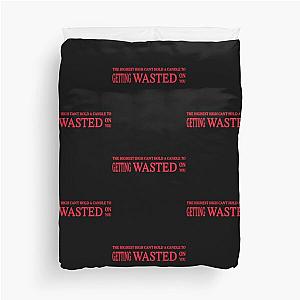 Demi Lovato - WASTED Lyrics Long Sleeve Duvet Cover