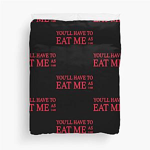 Demi Lovato - EAT ME Lyrics Long Sleeve Duvet Cover