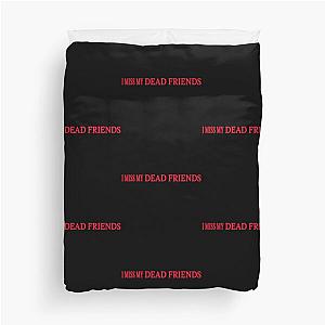 Demi Lovato - DEAD FRIENDS Lyrics Long Sleeve Duvet Cover