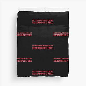 Demi Lovato - FEED Lyrics Long Sleeve Duvet Cover