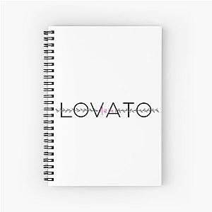 Demi Lovato Name Design Spiral Notebook