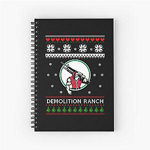 Demolition Ranch Christmas Spiral Notebook