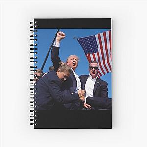 Trump demolition ranch Shot Spiral Notebook