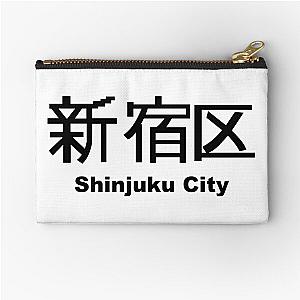 Kanji Zipper Pouch featuring Shinjuku City