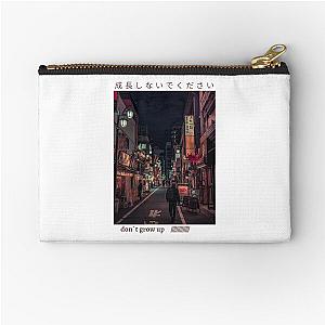 Neon Tokyo Shinjuku Night Zipper Pouch