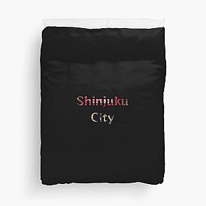 Duvet Cover featuring Shinjuku City Design