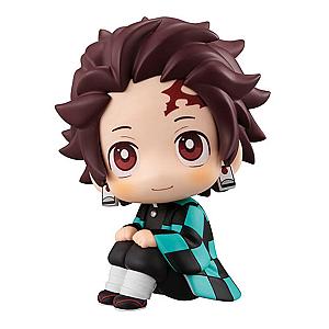 7cm Tanjirou Mini Sitting Doll Japan Anime Demon Slayer Figure Toy