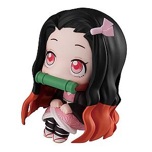 7cm Nezuko Mini Sitting Doll Japan Anime Demon Slayer Figure Toy