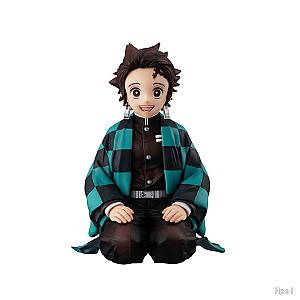 8cm Tanjiro Demon Slayer Sitting Anime Figure Toys