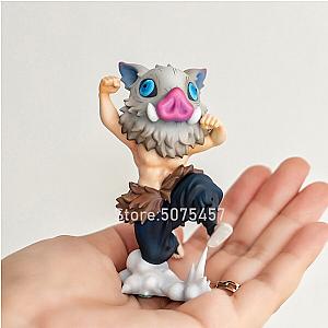7cm Inosuke Pig Head Demon Slayer Funny Anime Figure Toys