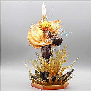 31cm Agatsuma Zenitsu Demon Slayer Anime Figure Toys