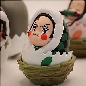 8.5CM Tanjiro In Egg Cute Anime Demon Slayer Figure Toy