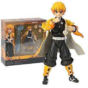 15cm Zenitsu Demon Slayer Action Figure Movable Model Toy