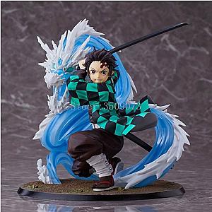 24cm Kamado Tanjirou Water Dragon Anime Kimetsu no Yaiba Demon Slayer Figure Toys