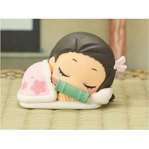 2.5cm Kamado Nezuko Mini Sleeping Doll Anime Demon Slayer Figure Toy