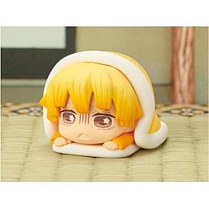 2.5cm Zenitsu Mini Sleeping Doll Anime Demon Slayer Figure Toy