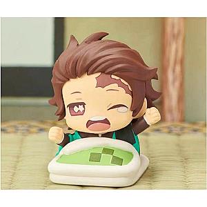 2.5cm Kamado Tanjirou Mini Sleeping Doll Anime Demon Slayer Figure Toy