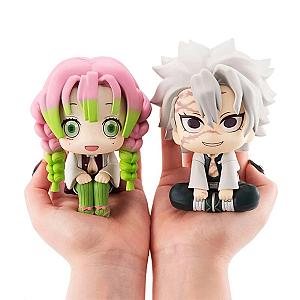 10cm Kanroji Mitsuri Shinazugawa Sanemi Demon Slayer Kimetsu no Yaiba Anime Figure Toys