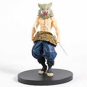 15cm Inosuke Pig Head Demon Slayer Anime Standing Figure Toy
