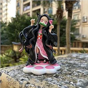 14cm Nezuko Paw Stand Demon Slayer Action Figure Toy