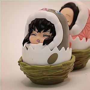 8.5CM Inosuke Sleeping In Egg Cute Anime Demon Slayer Figure Toy