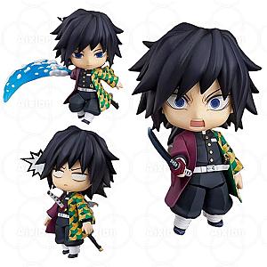 10cm Giyu Mini Standing Doll Demon Slayer Kimetsu No Yaiba Action Figure Toy