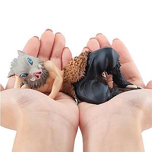 13CM Inosuke Lying Demon Slayer Kimetsu no Yaiba Figure Toy