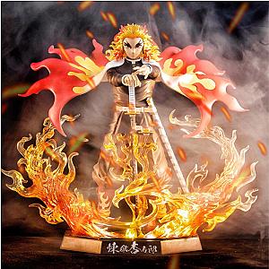 20cm Rengoku Kyoujurou Demon Slayer In Fire Anime Figure Toy