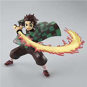 Tanjiro Fire Sword Demon Slayer Action Standing Doll Figure Toy