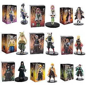 16cm Anime 4pcs Demon Slayer Kimetsu no Yaiba Action Figures Toys