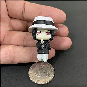 4.8cm Muzan Demon Slayer Kimetsu No Yaiba Mini Doll Figure Toy
