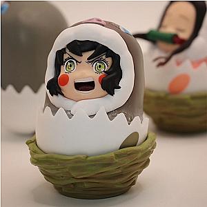 8.5CM Inosuke Smiling In Egg Cute Anime Demon Slayer Figure Toy