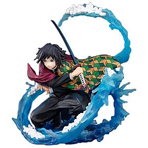 17cm Giyu Fight Demon Slayer Anime Figure Toys