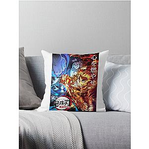 Akaza Kyojuro Demon slayer Throw Pillow