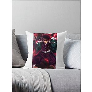 Tanjiro Kamado Demon Slayer Throw Pillow