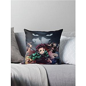 Demon Slayer  Kimetsu no Yaiba Demon Slayer - Cover image Throw Pillow