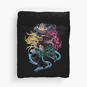 Demon slayer squad  Duvet Cover