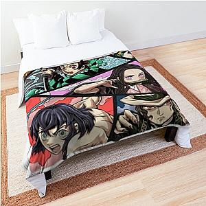 Bold Demon Slayer Graphic Designs Comforter