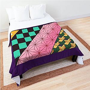 Demon Slayer Cool Mixed Pattern Design Duvet Cover 	 Comforter