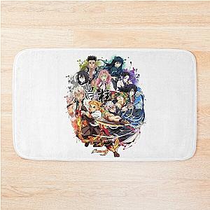 demon slayer all hashira Bath Mat