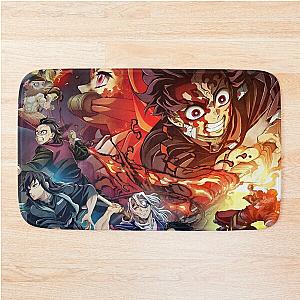 Demon Slayer  Kimetsu no Yaiba Demon Slayer - Cover image Bath Mat