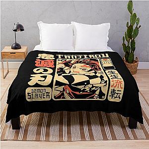 Demon Slayer The Dragon of Change Throw Blanket