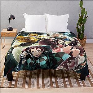 Demon Slayer Kimetsu no Yaiba Demon Slayer - All in one Throw Blanket