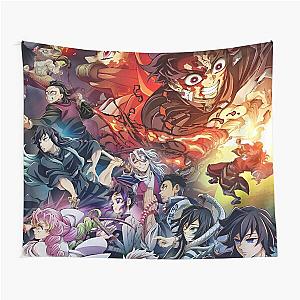 Demon Slayer  Kimetsu no Yaiba Demon Slayer - Cover image Tapestry