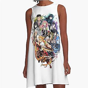 demon slayer all hashira A-Line Dress